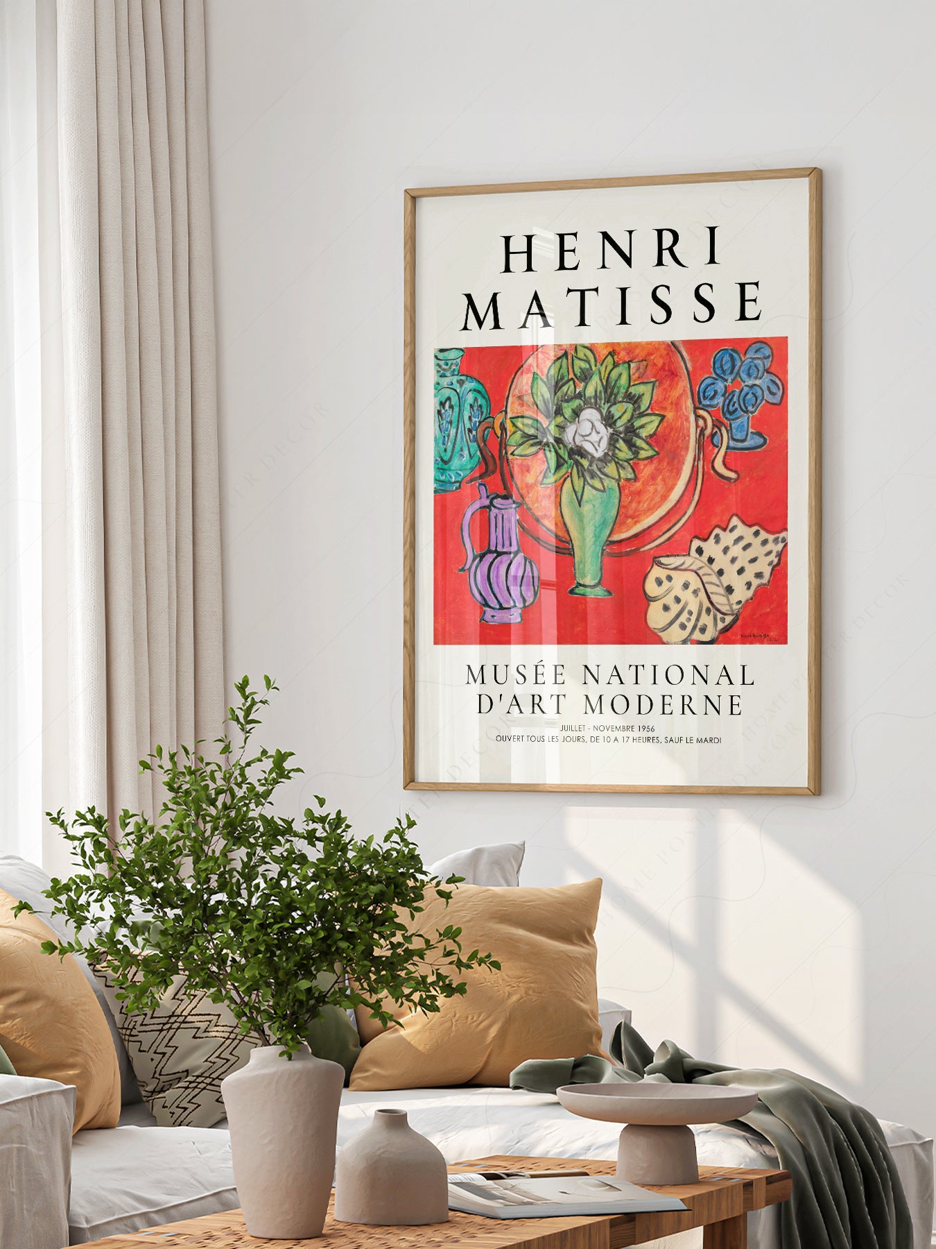 Henri Matisse Tate Gallery Exhibition Poster – Modern Art Print Wall Decor