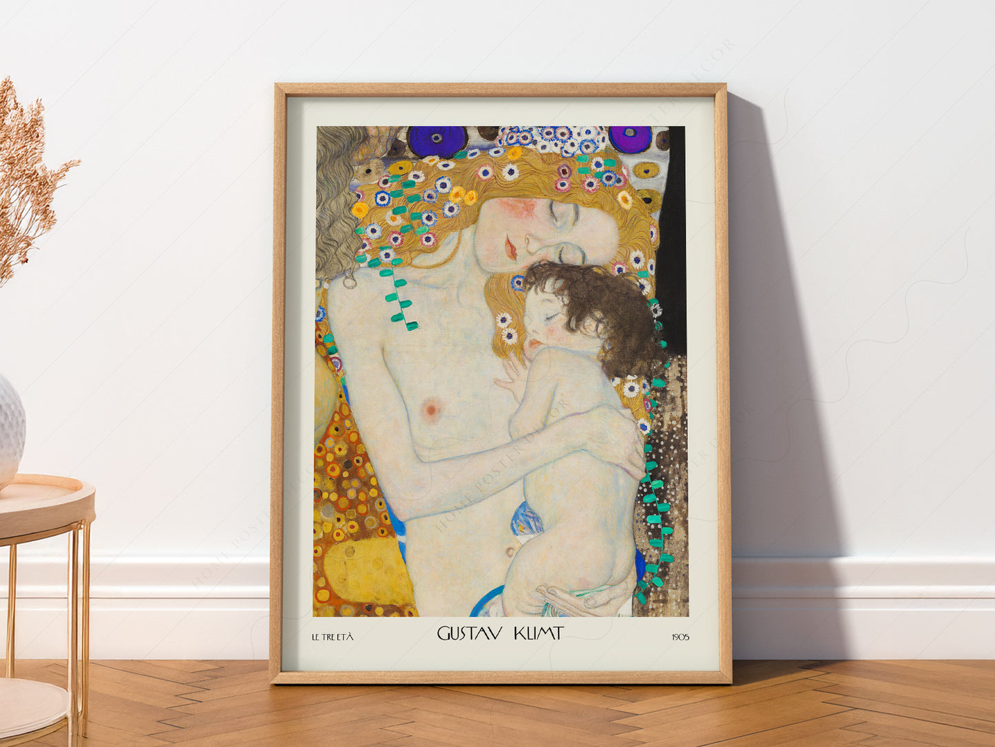Gustav Klimt Poster, Mother and Child, Fine Art Print