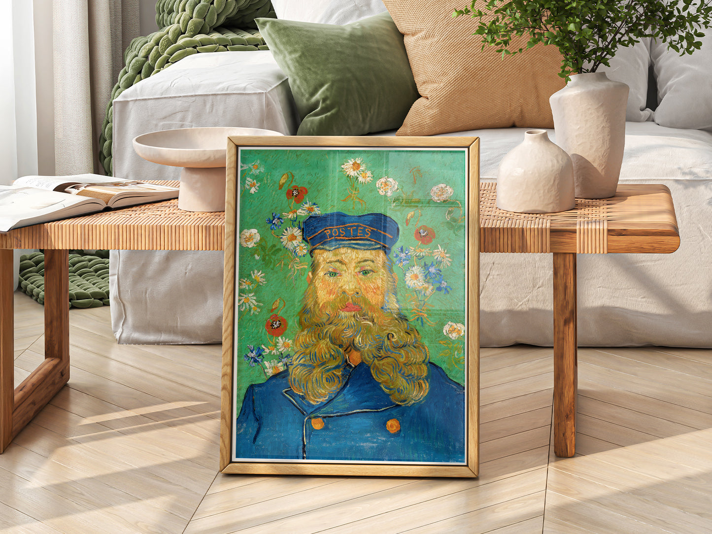 Van Gogh Print, Portrait of Joseph Roulin, Famous Painting