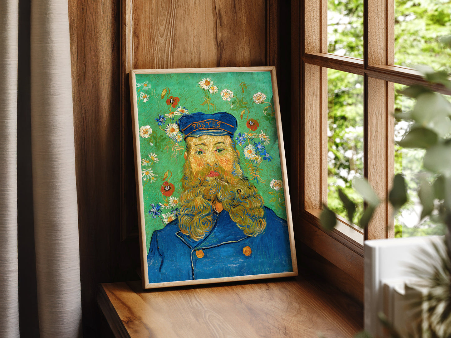 Van Gogh Print, Portrait of Joseph Roulin, Famous Painting