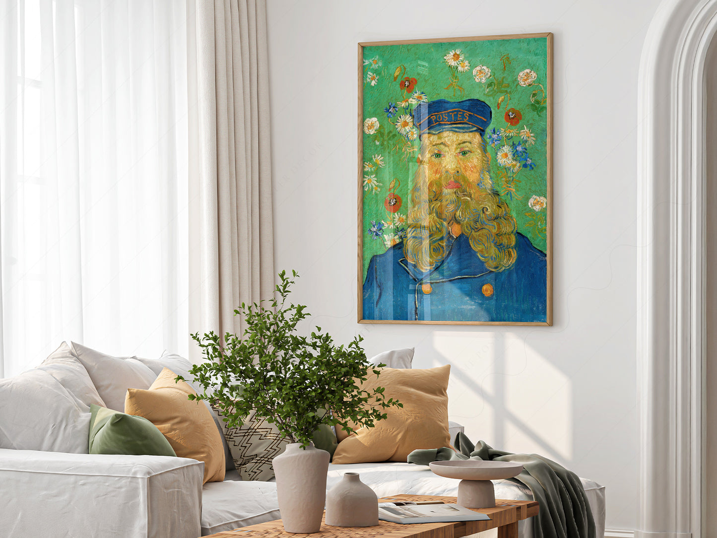 Van Gogh Print, Portrait of Joseph Roulin, Famous Painting