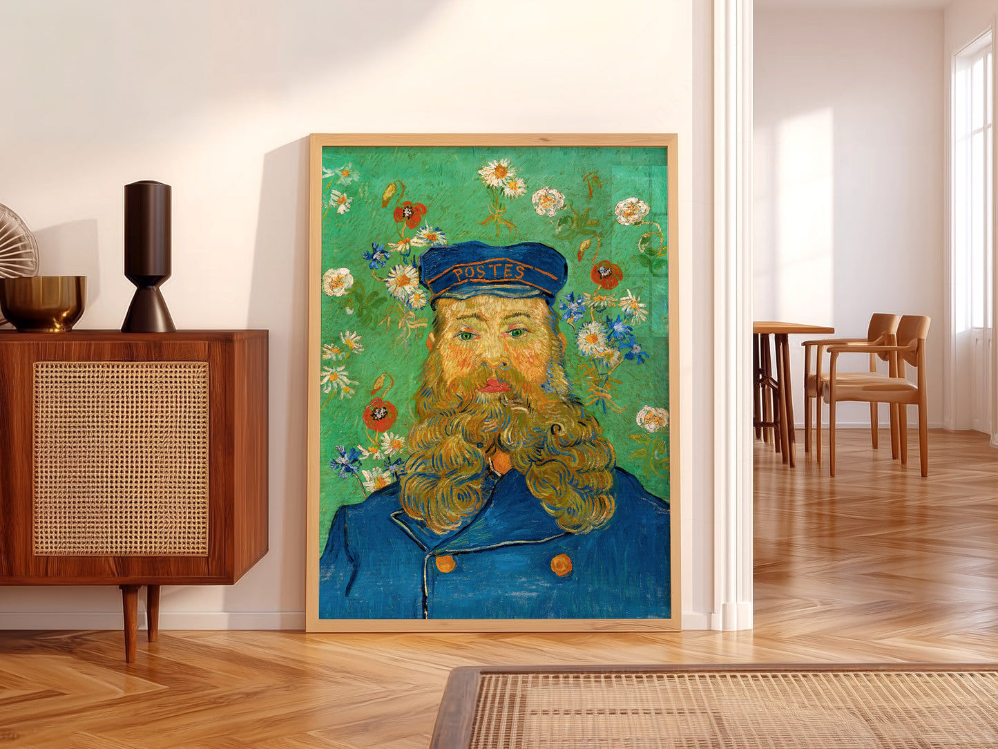 Van Gogh Print, Portrait of Joseph Roulin, Famous Painting