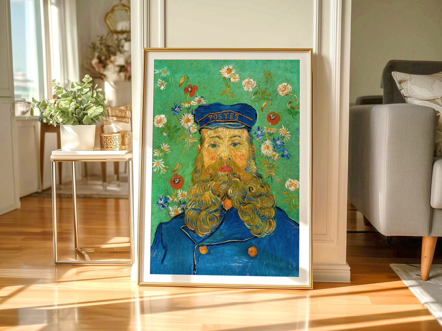 Van Gogh Print, Portrait of Joseph Roulin, Famous Painting
