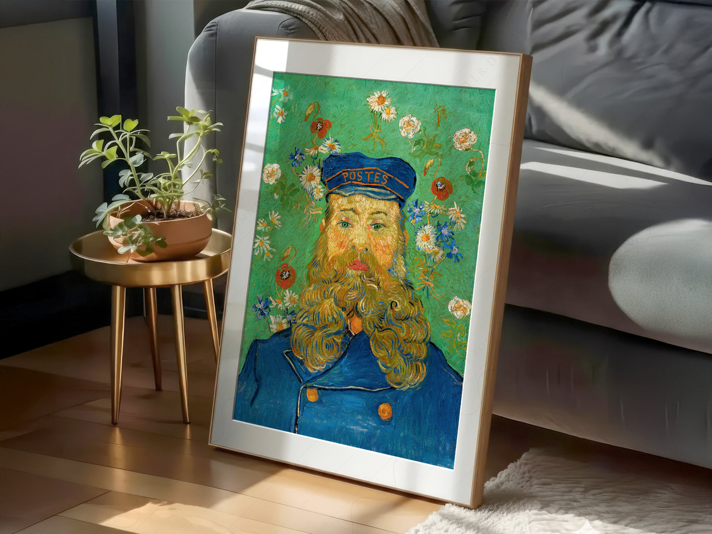 Van Gogh Print, Portrait of Joseph Roulin, Famous Painting