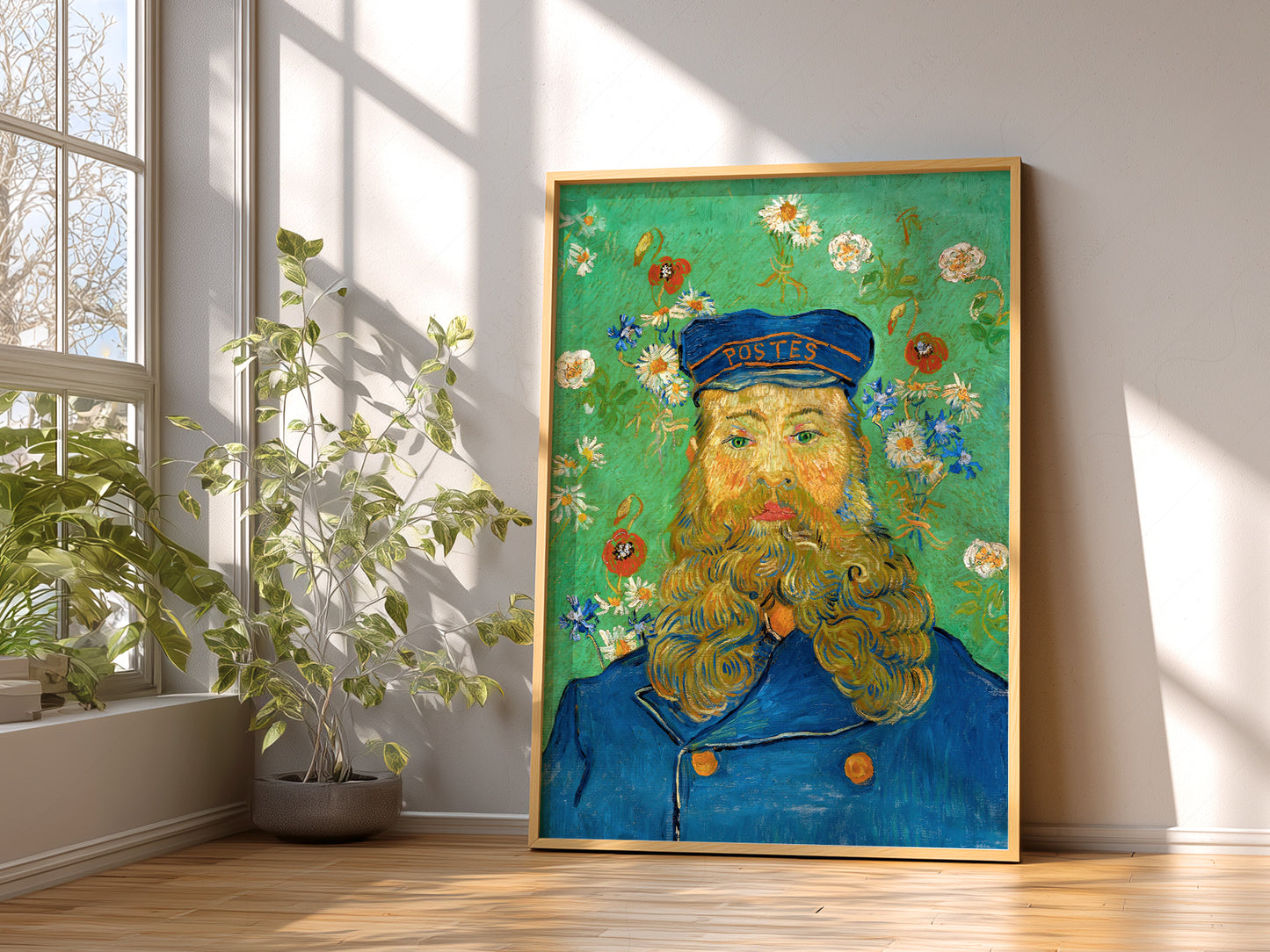 Van Gogh Print, Portrait of Joseph Roulin, Famous Painting