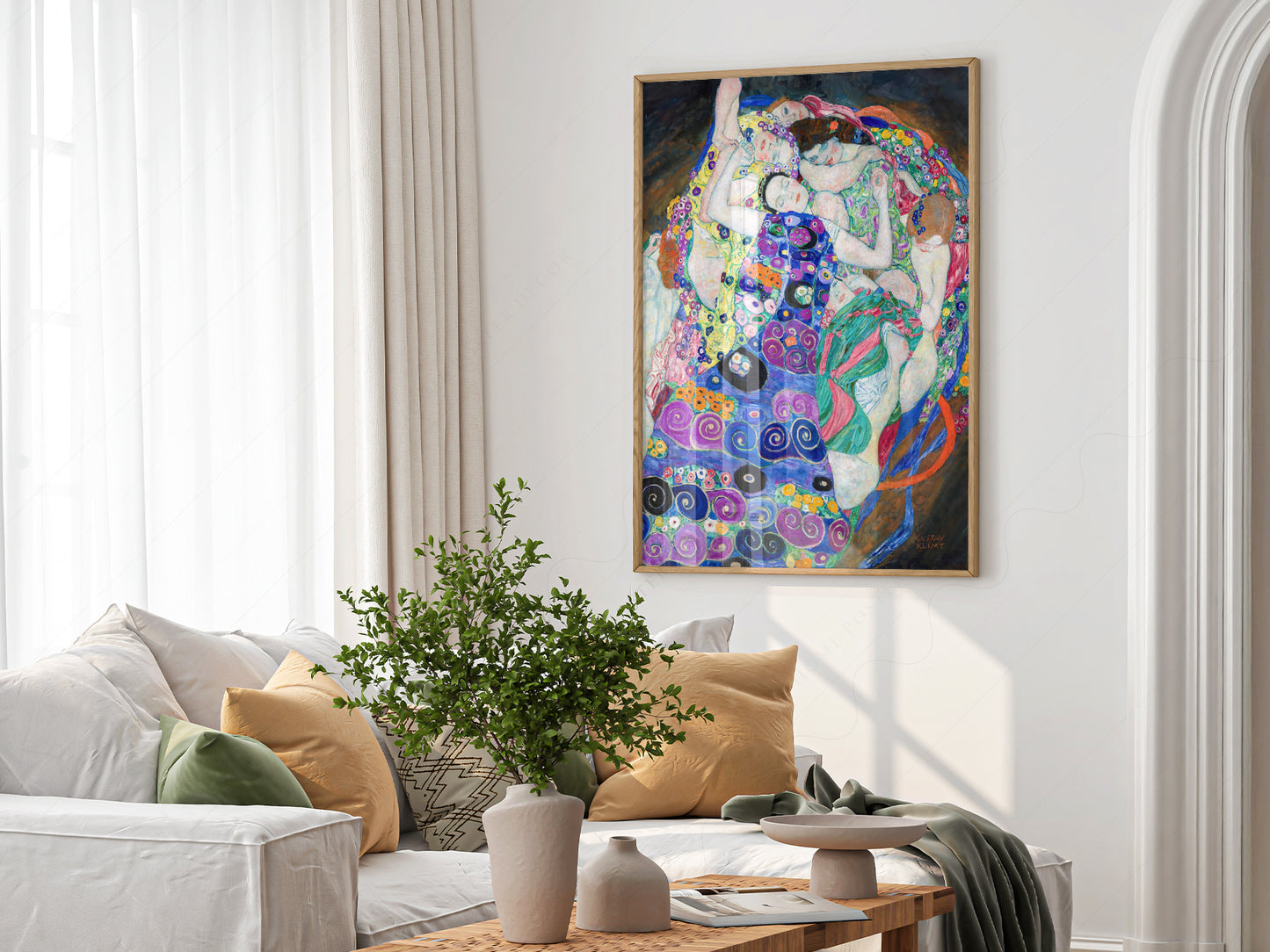 Gustav Klimt Poster, The Virgin Poster