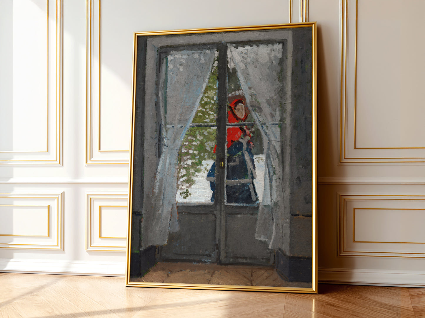 Claude Monet Print, The Red Kerchief 1868