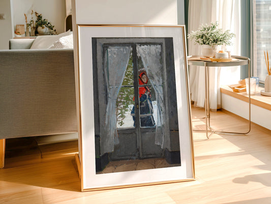 Claude Monet Print, The Red Kerchief 1868