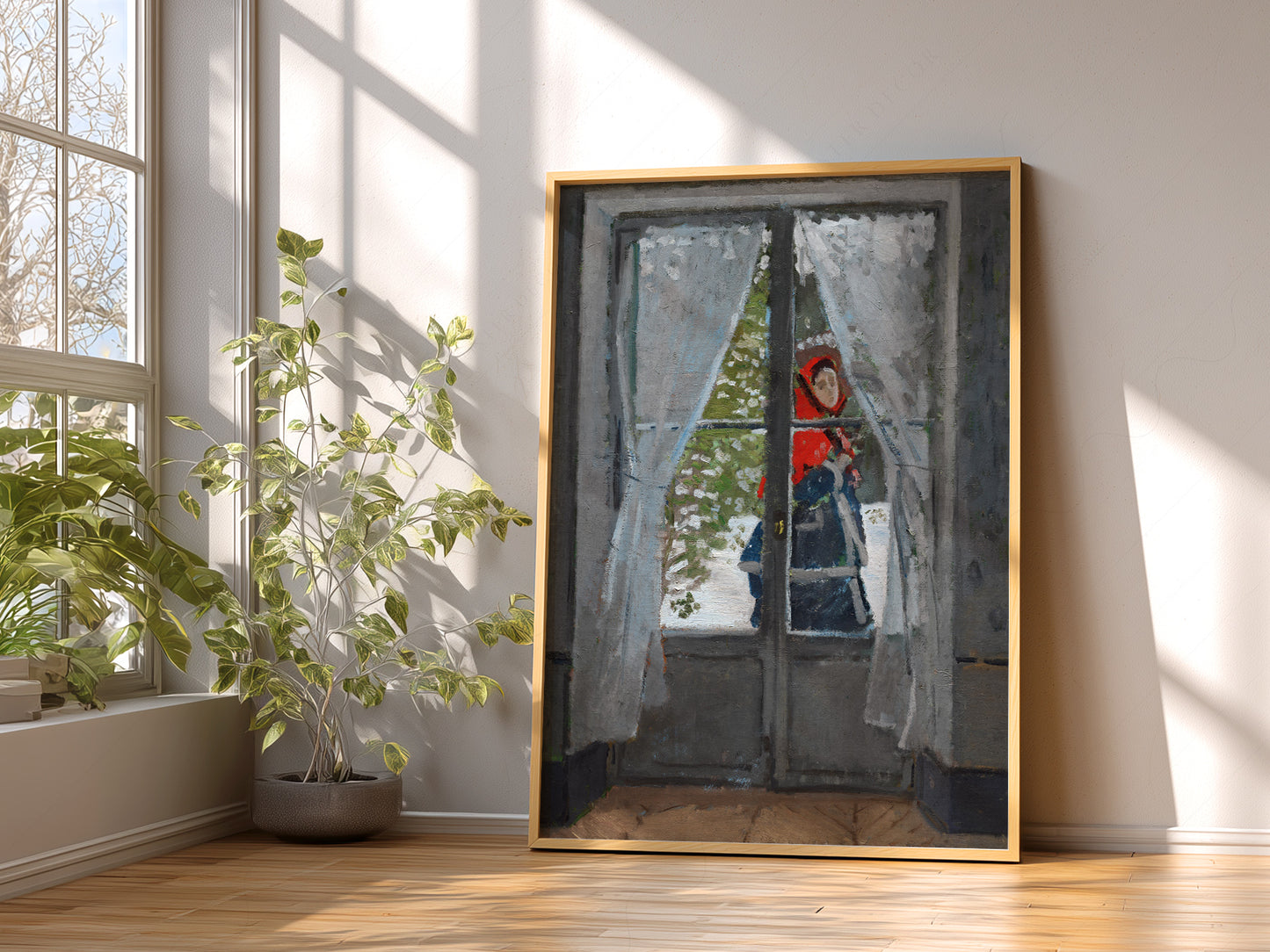 Claude Monet Print, The Red Kerchief 1868