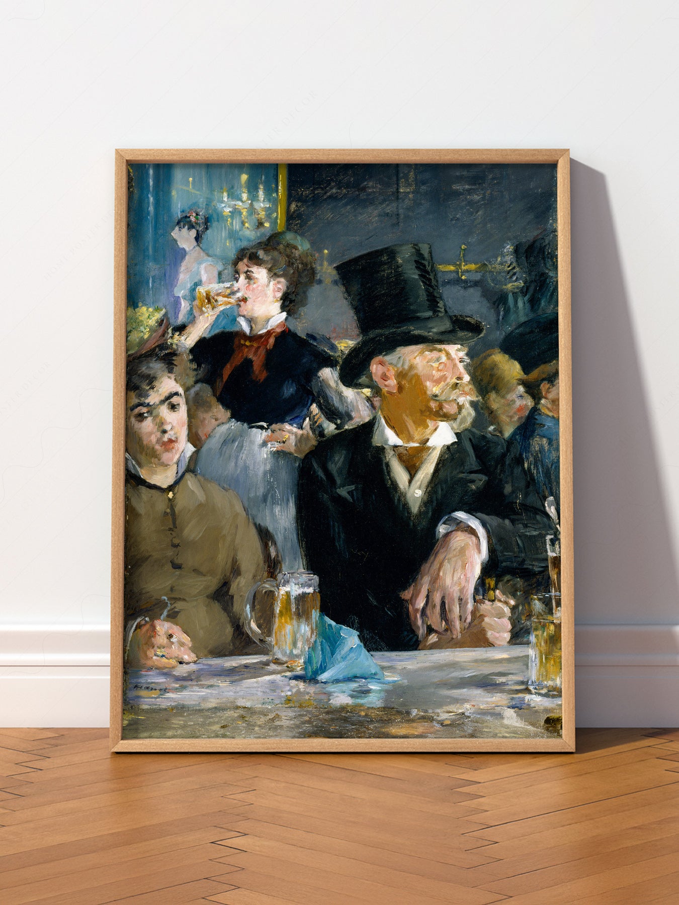 Edouard Manet At the Café Art Print – Impressionist – fine art print wall decor