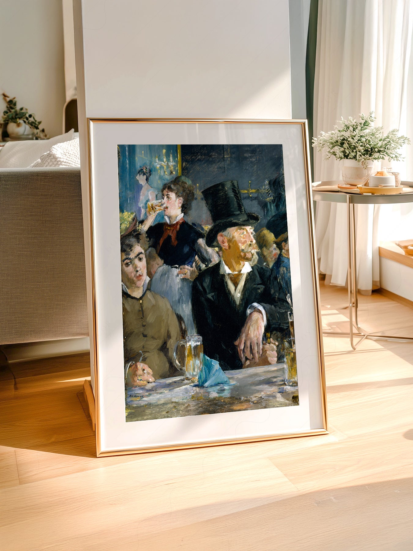 Edouard Manet At the Café Art Print – Impressionist – museum quality art print