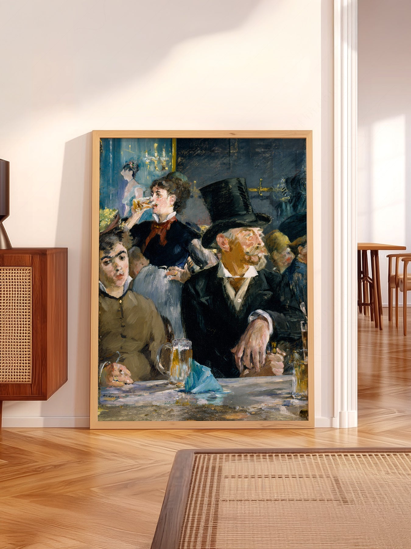 Edouard Manet At the Café Art Print – Impressionist – classic art print reproduction