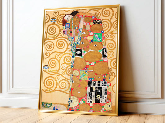 Gustav Klimt, Love Poster, Fine Art Print