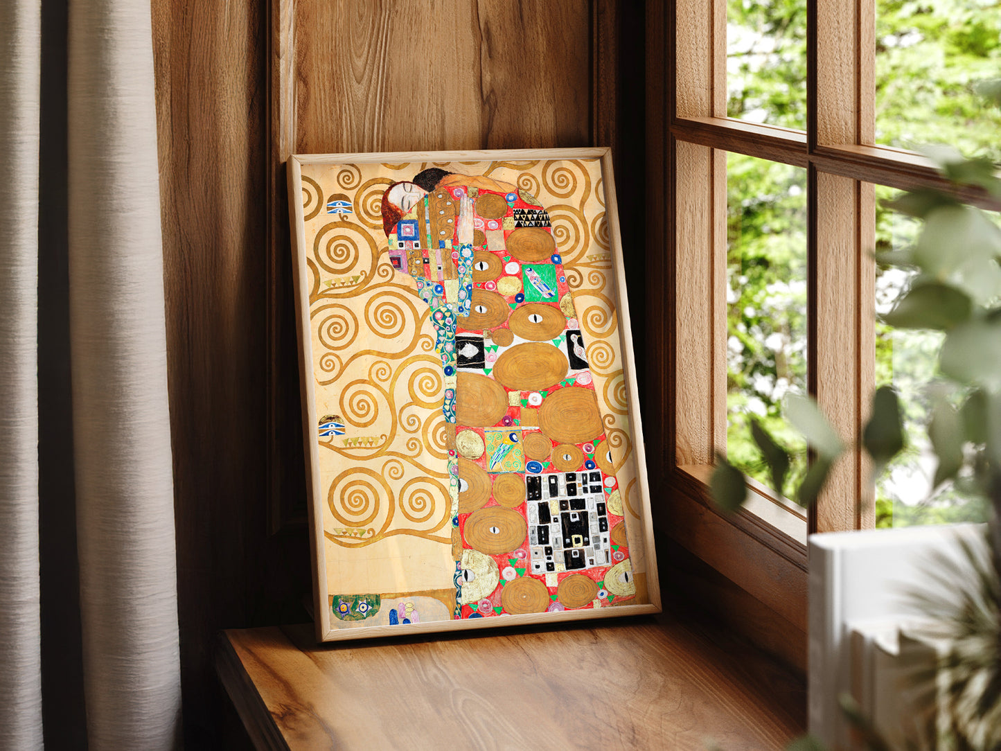 Gustav Klimt, Love Poster, Fine Art Print