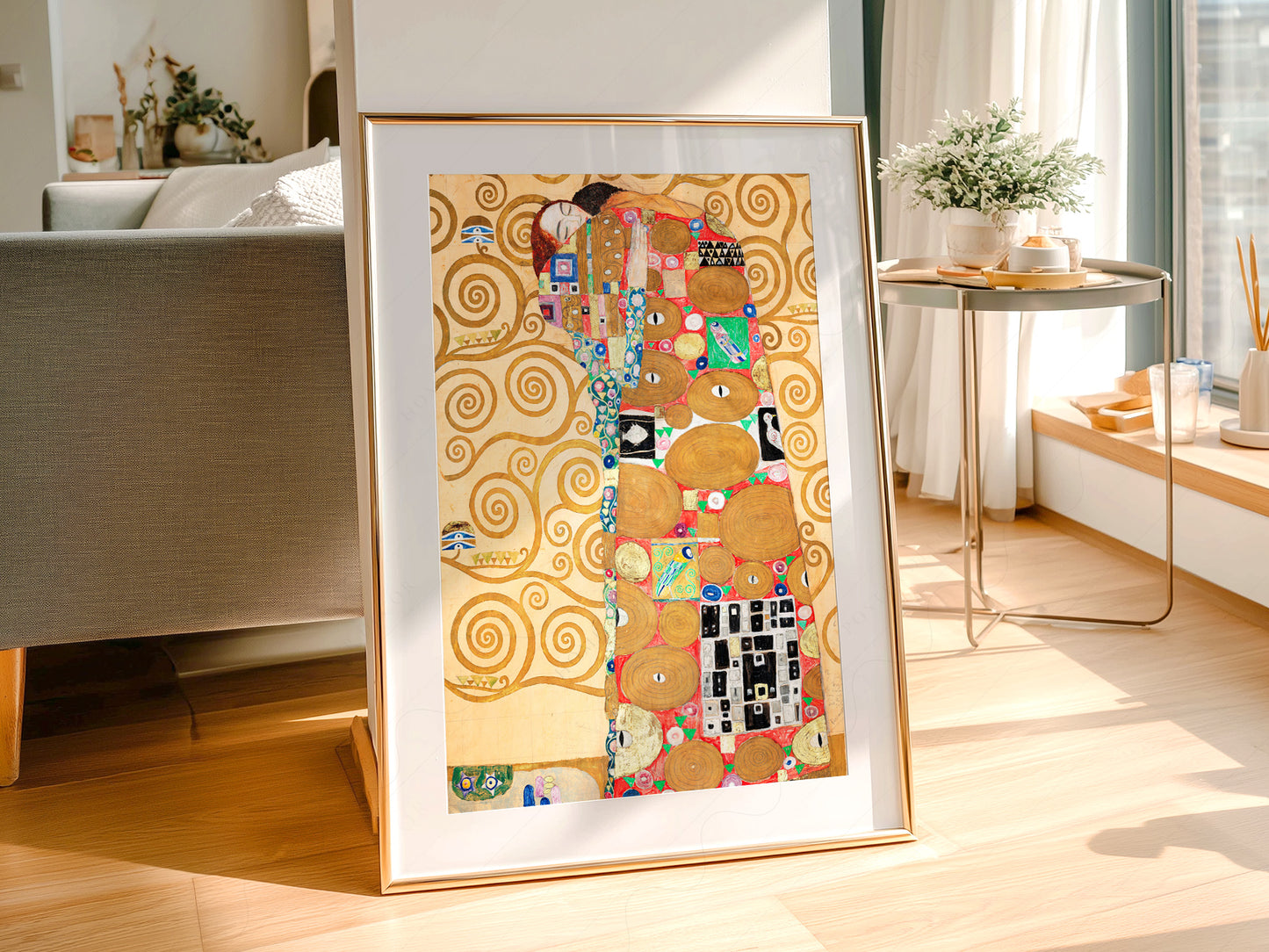 Gustav Klimt, Love Poster, Fine Art Print