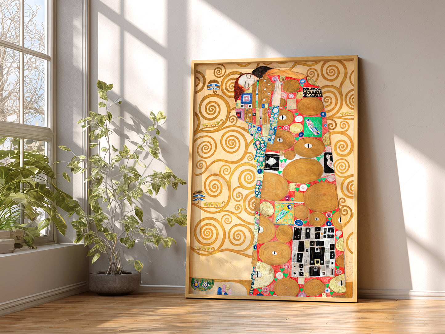 Gustav Klimt, Love Poster, Fine Art Print