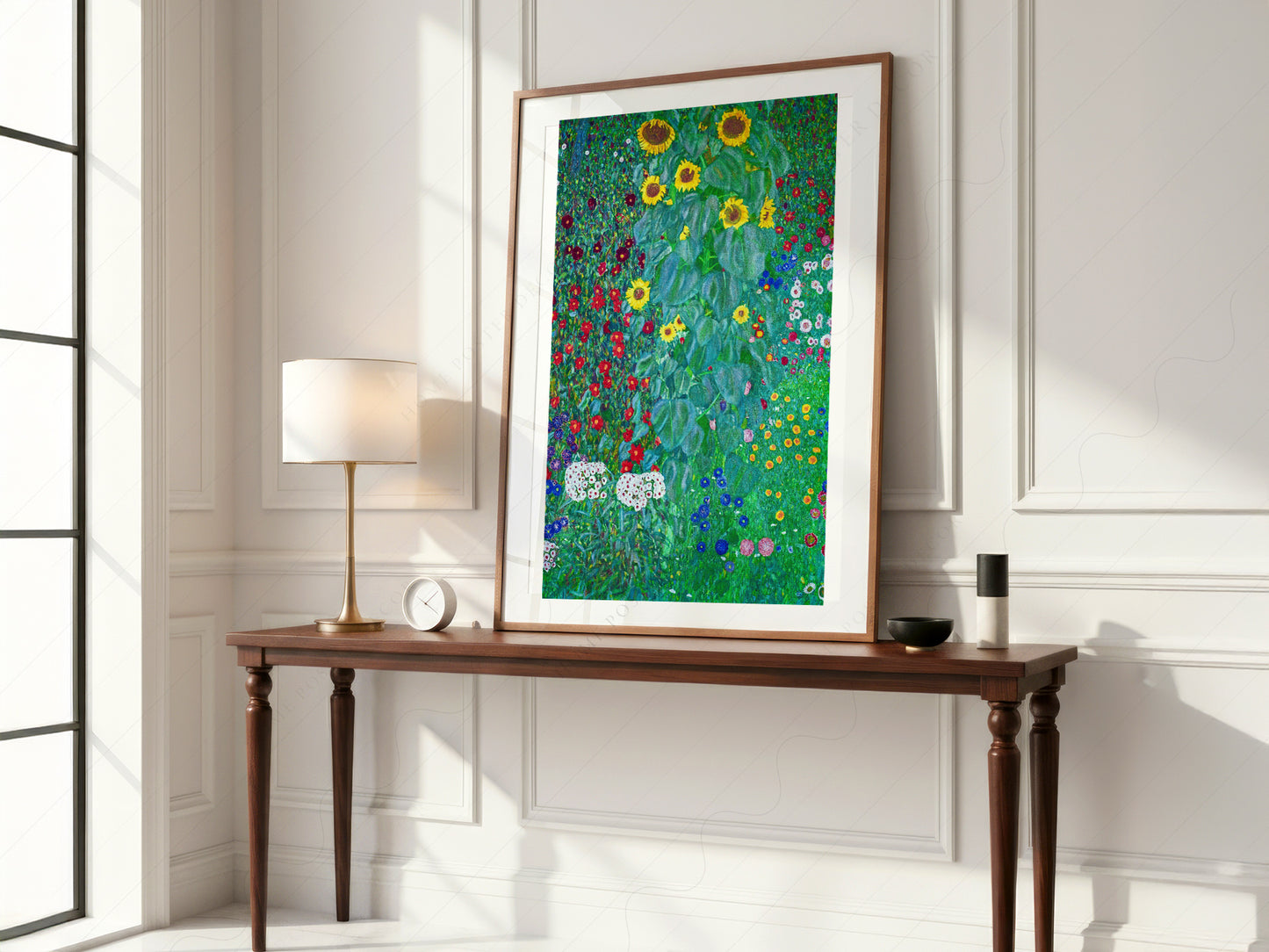 Gustav Klimt, Sunflower Painting, Fine Art Print