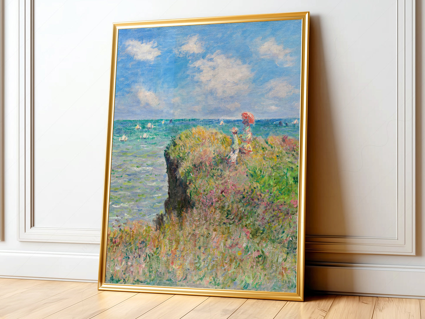 Claude Monet, Cliff Walk at Pourville