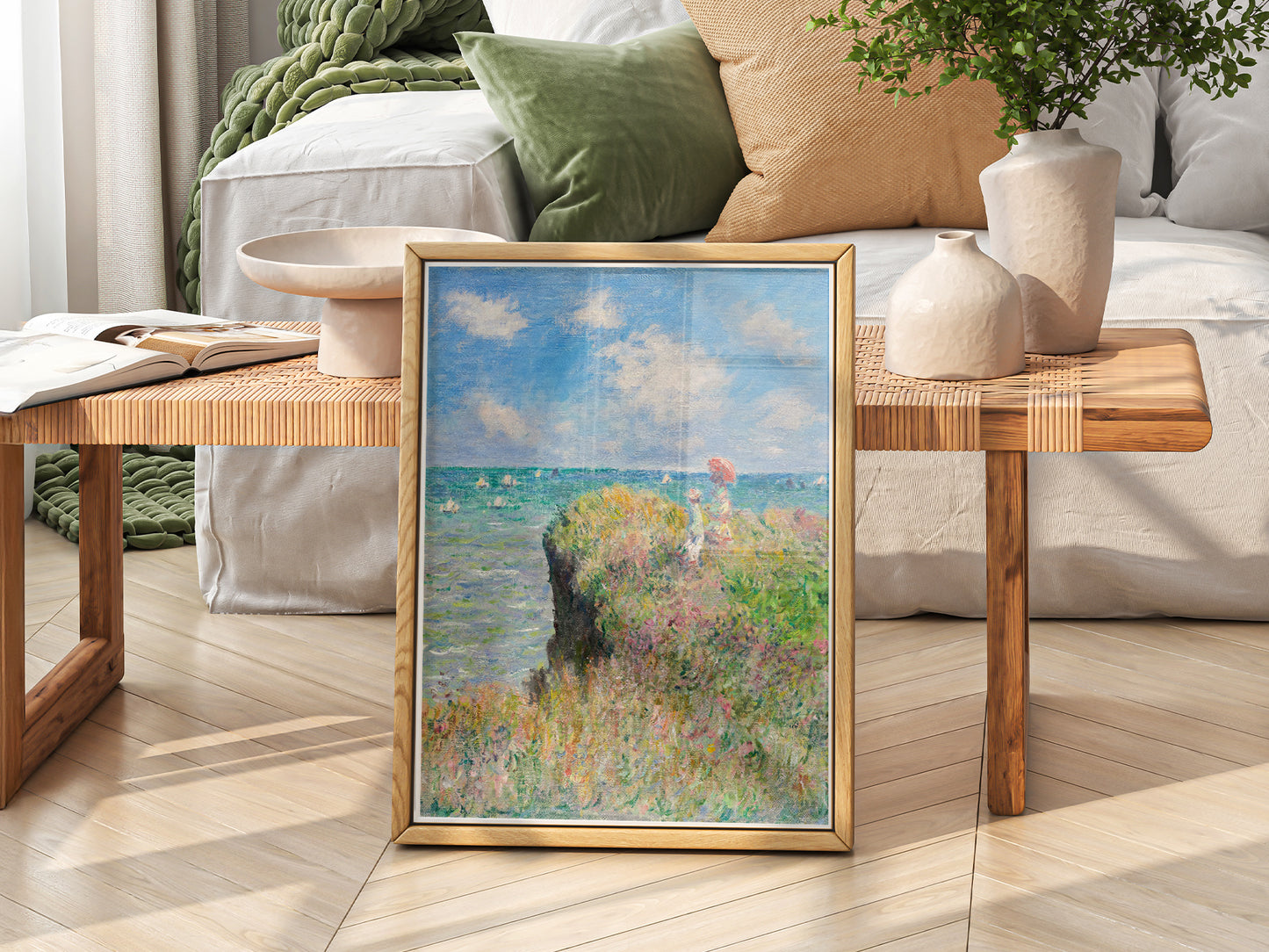 Claude Monet, Cliff Walk at Pourville