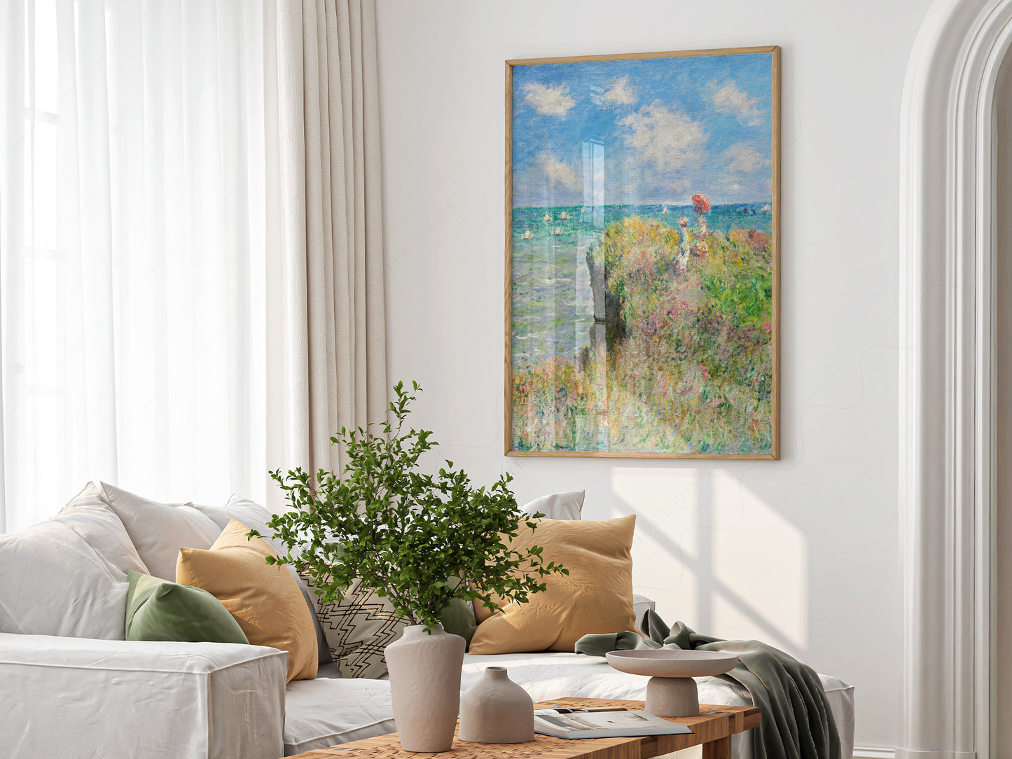 Claude Monet, Cliff Walk at Pourville