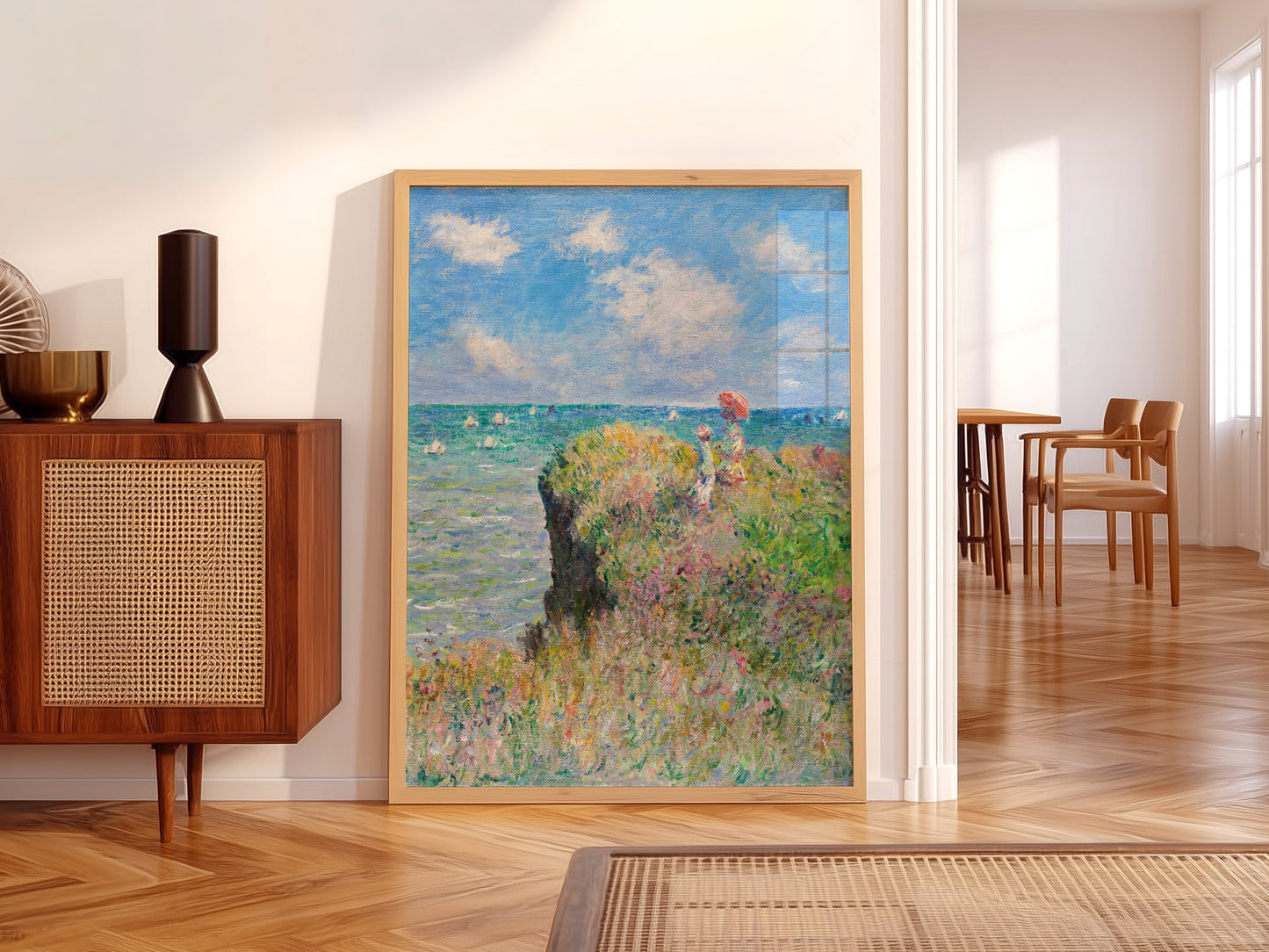 Claude Monet, Cliff Walk at Pourville