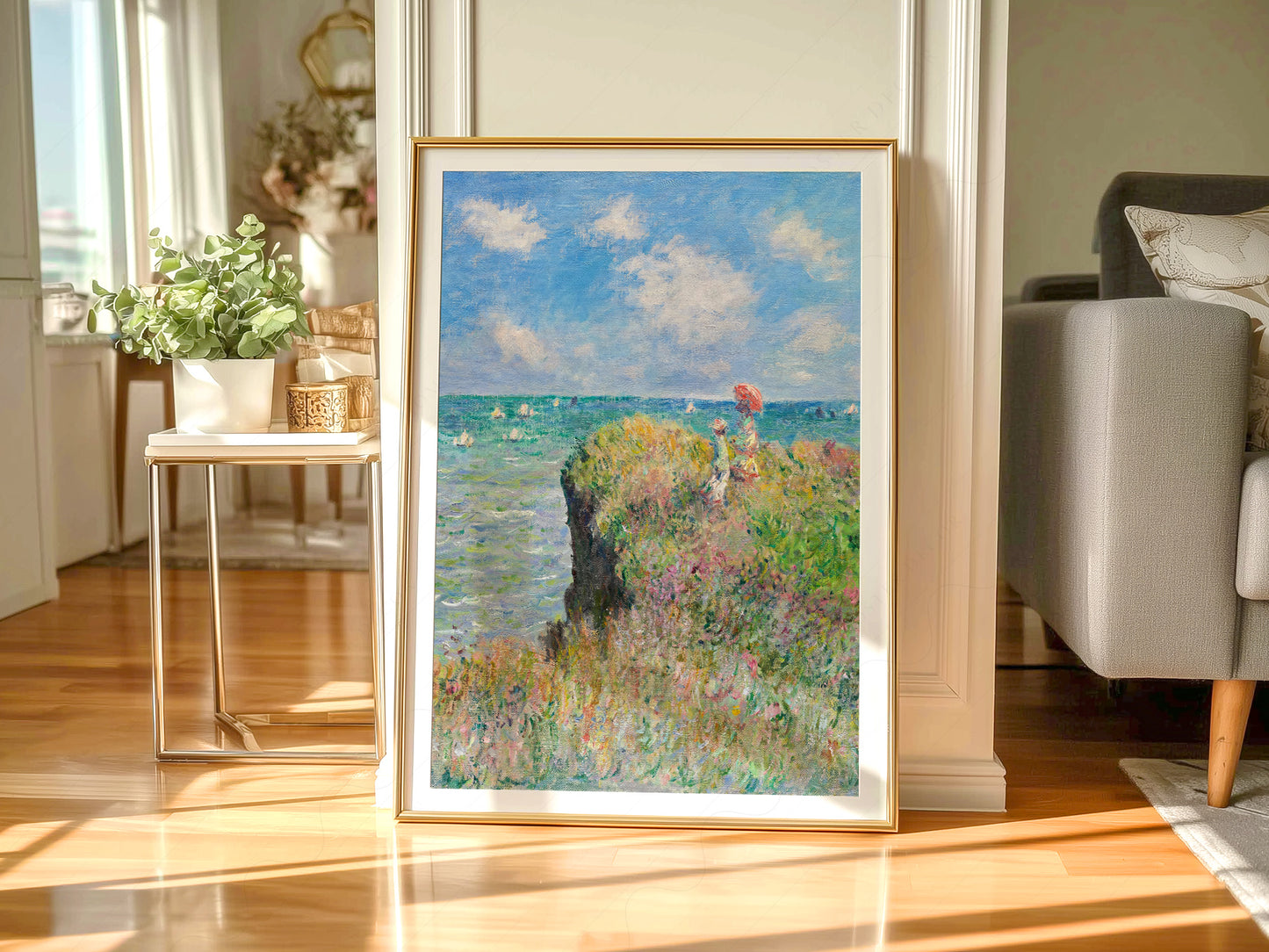 Claude Monet, Cliff Walk at Pourville