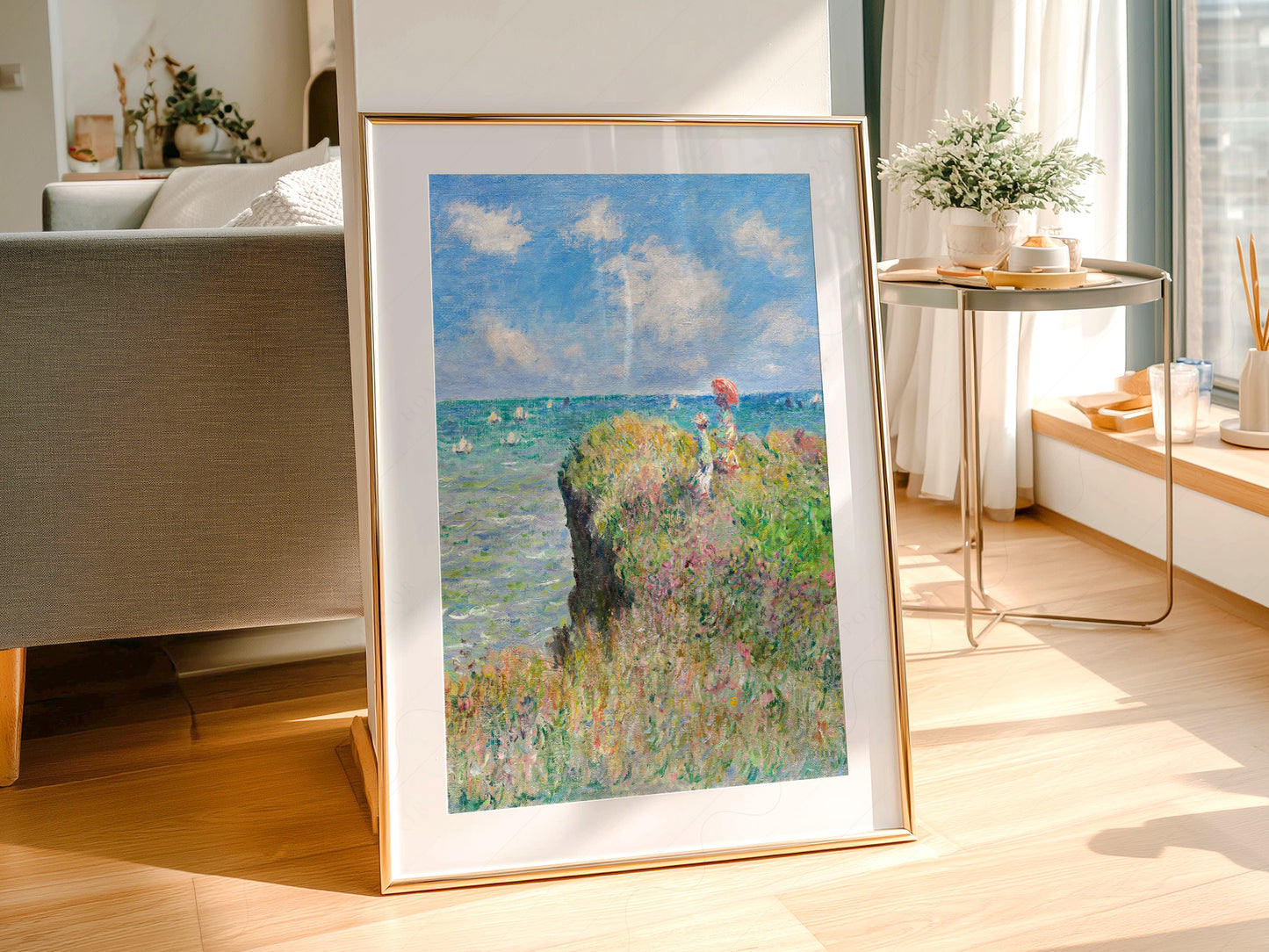 Claude Monet, Cliff Walk at Pourville