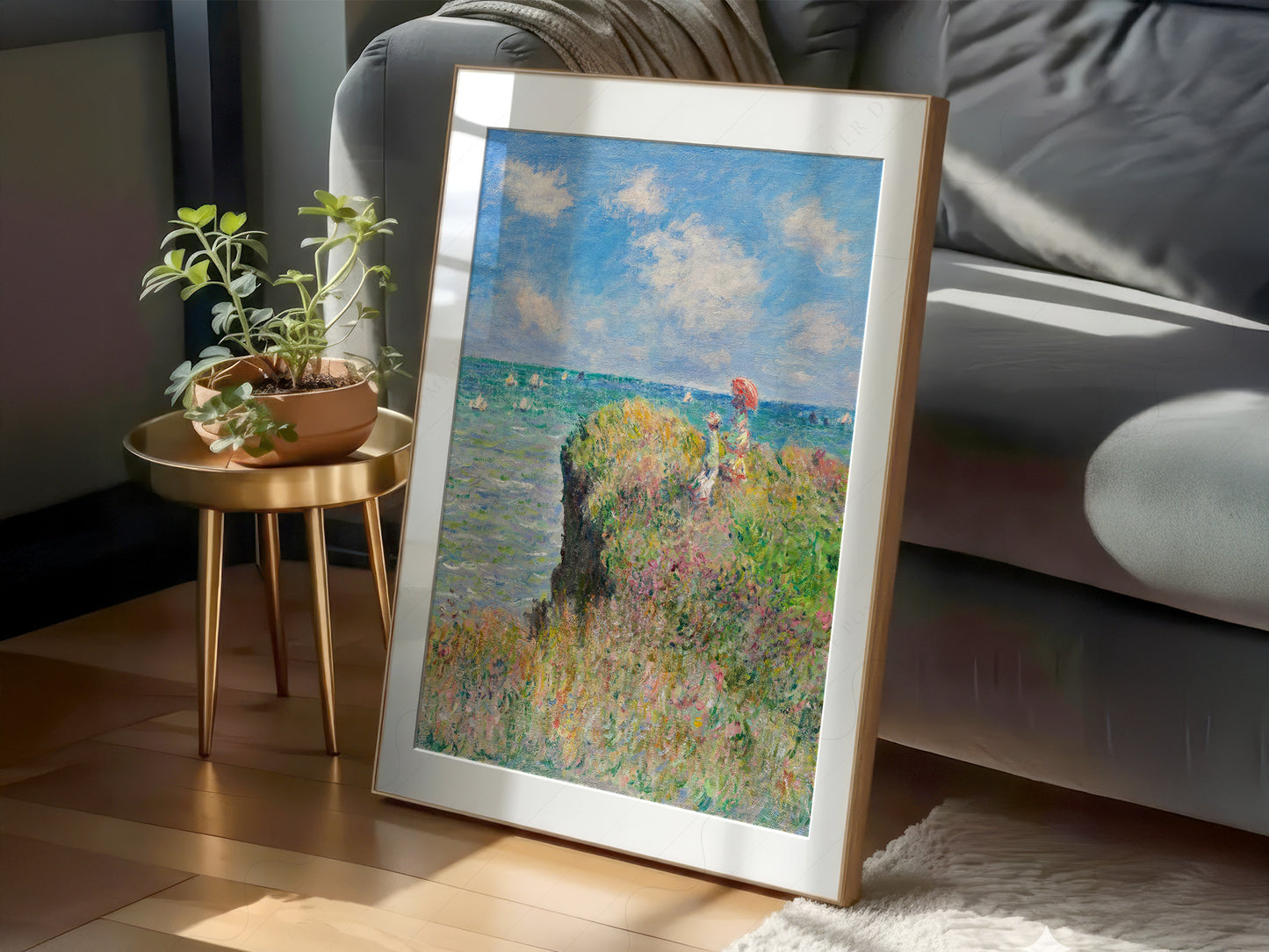 Claude Monet, Cliff Walk at Pourville