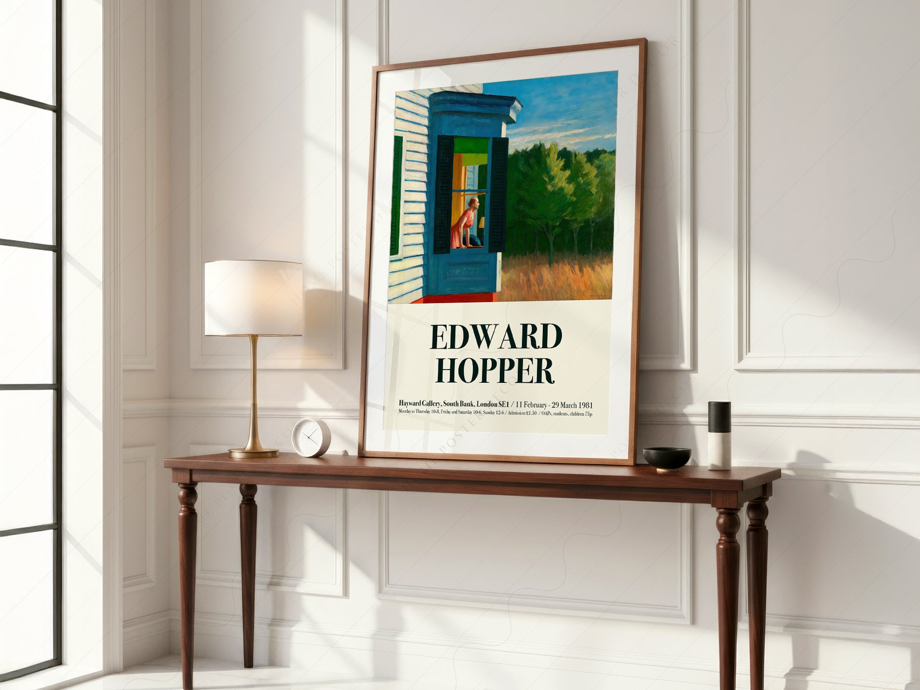 Edward Hopper Cape Cod Morning print on 100% Cotton Matte Paper – texture detail