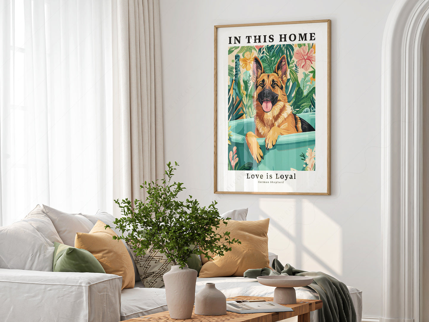 Gift-ready German Shepherd Dog fine art print – museum quality