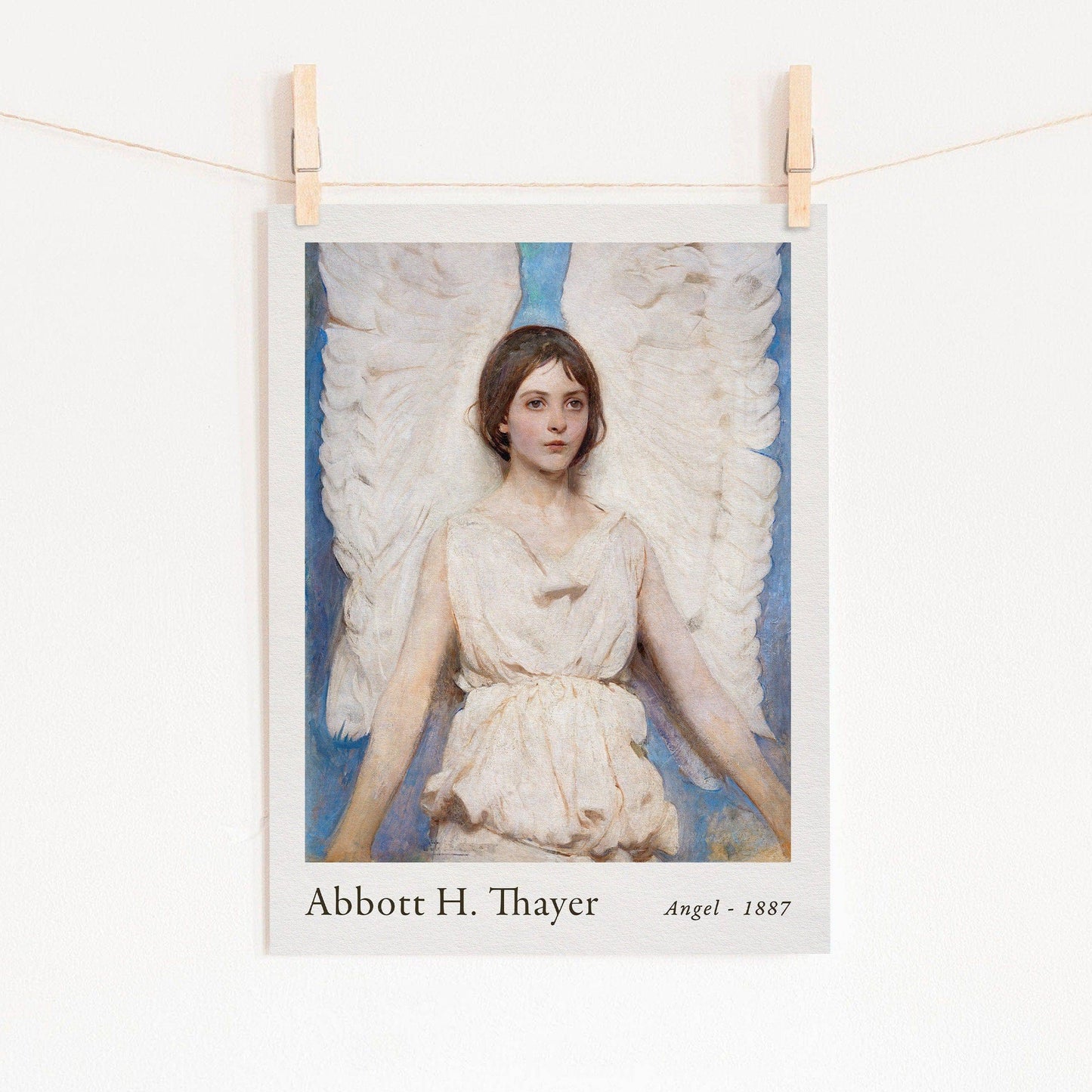 Abbott Handerson Thayer, Angel painting, Fine Art Print