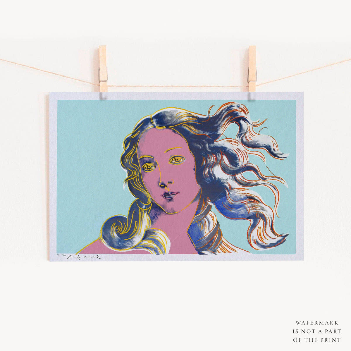 Andy Warhol, Boticelli's Venus, Pop Art Print