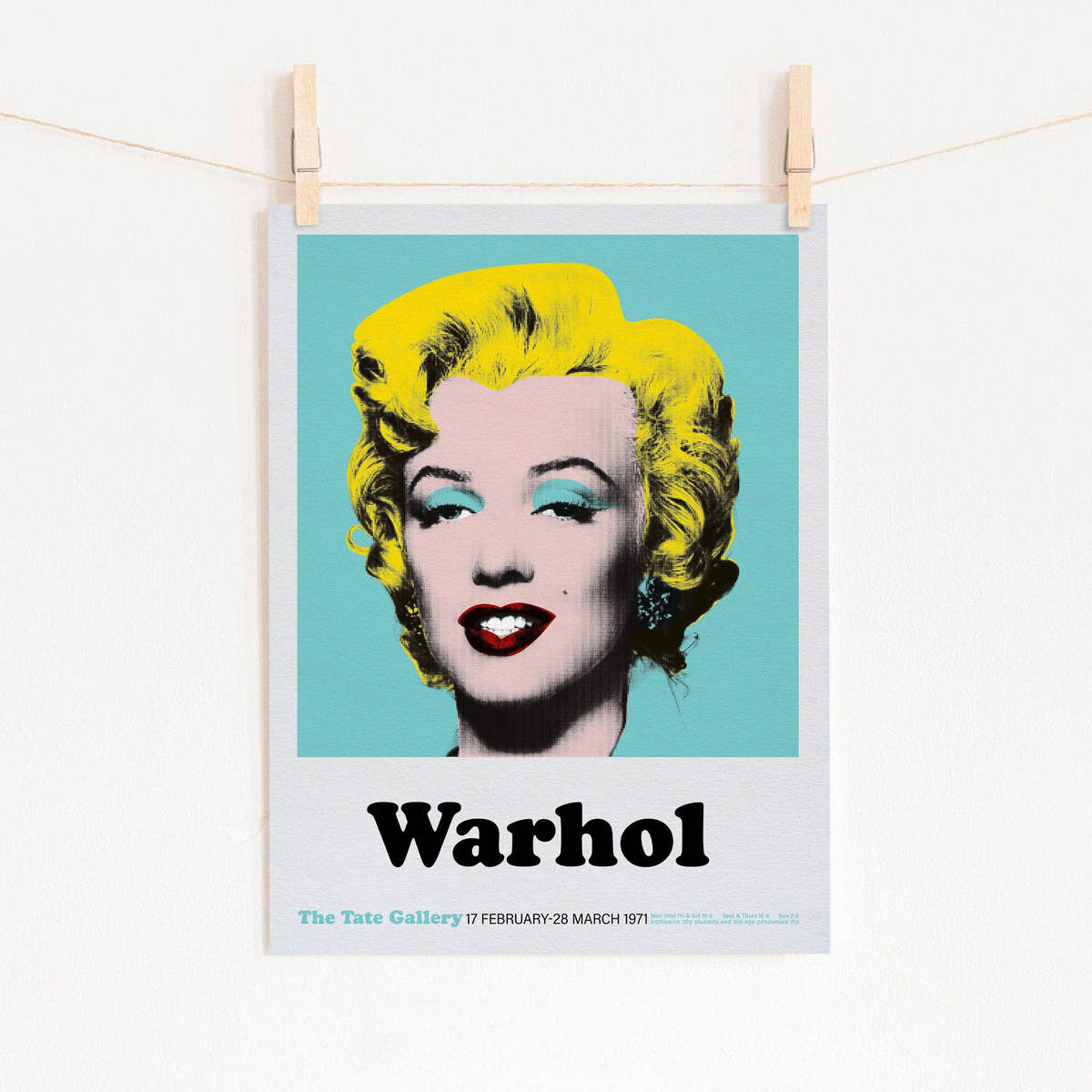 Andy Warhol Poster, Untitled Marilyn Monroe, Pop Art Print