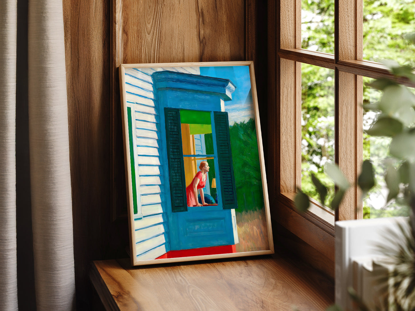 Multiple size options for Edward Hopper Cape Cod Morning wall art print display