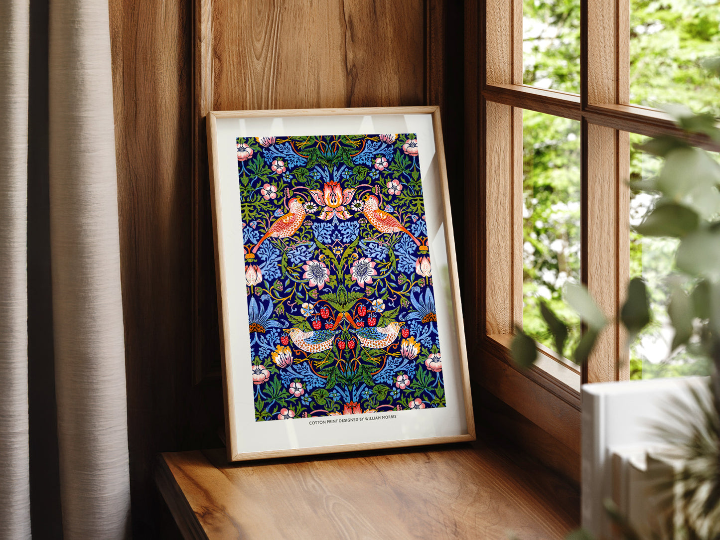 William Morris, Strawberry Thief, Fine Art Print