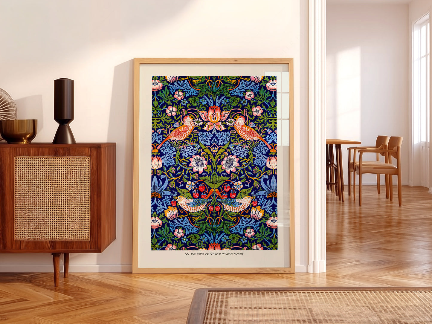 William Morris, Strawberry Thief, Fine Art Print