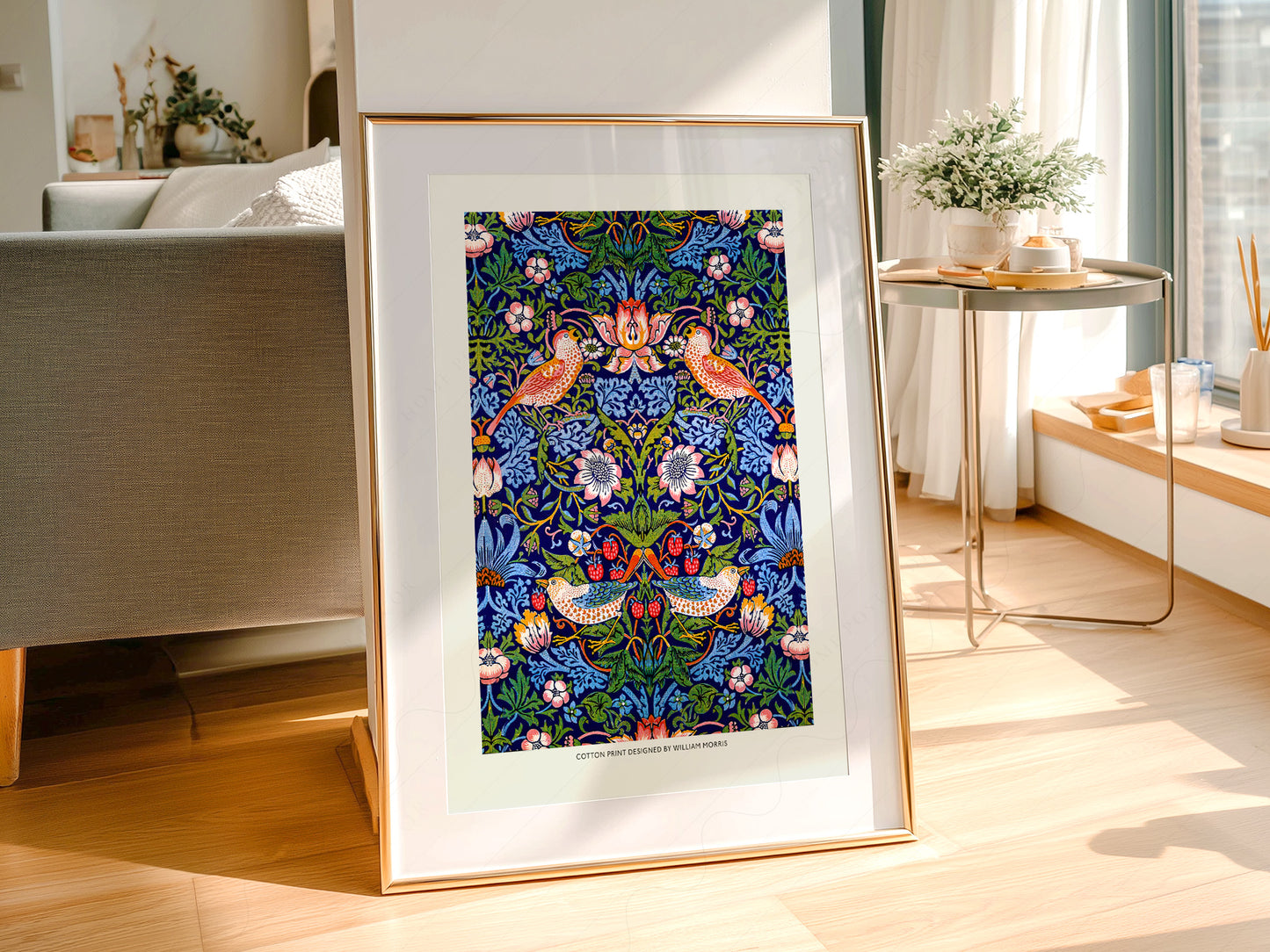 William Morris, Strawberry Thief, Fine Art Print