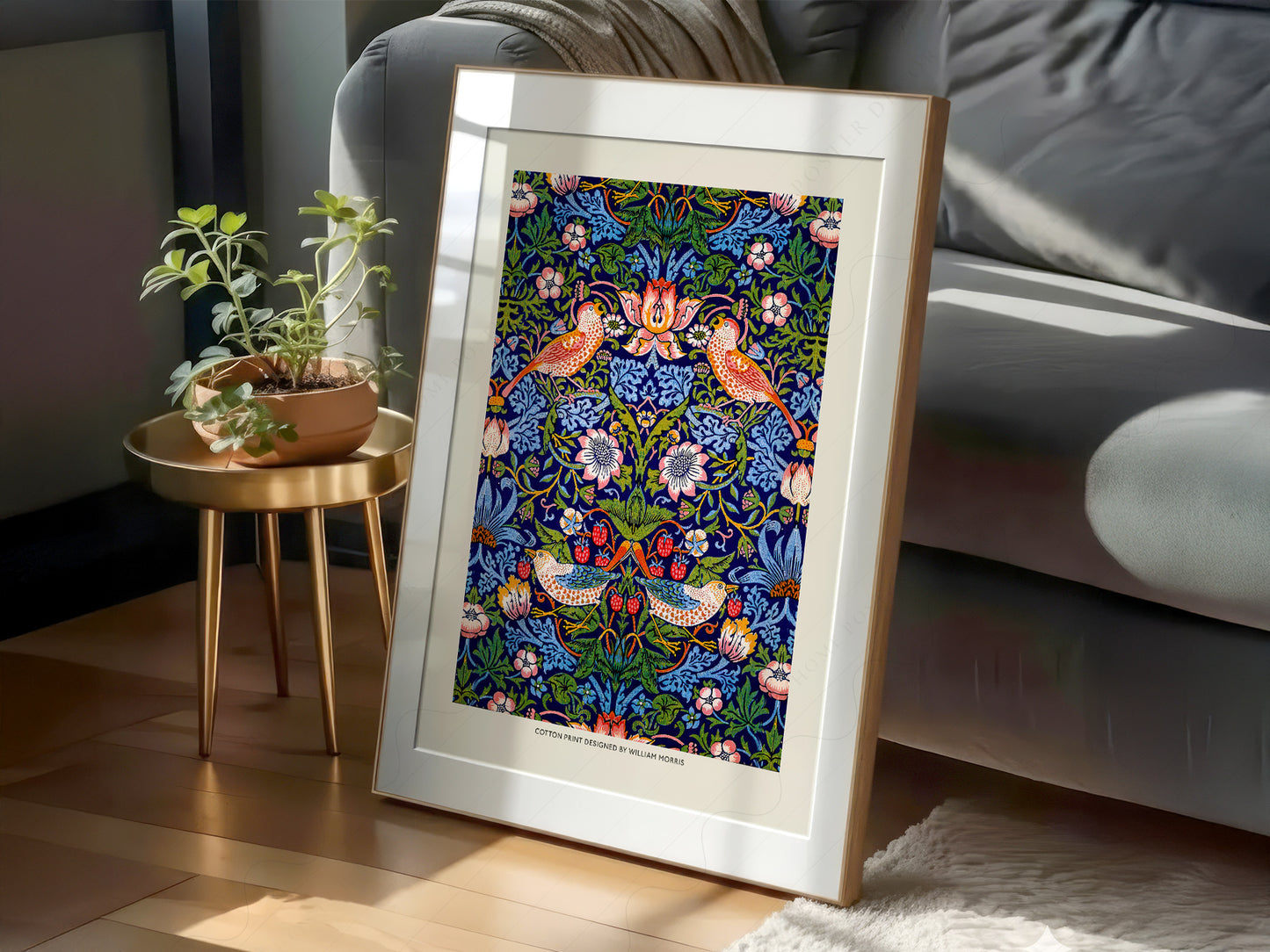 William Morris, Strawberry Thief, Fine Art Print