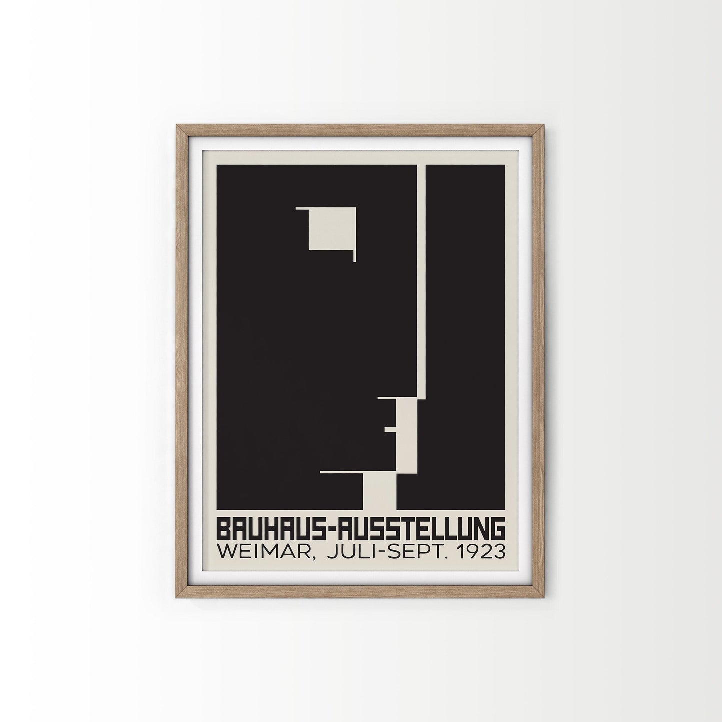 Bauhaus Poster, Mid-Century Modern Wall Decor