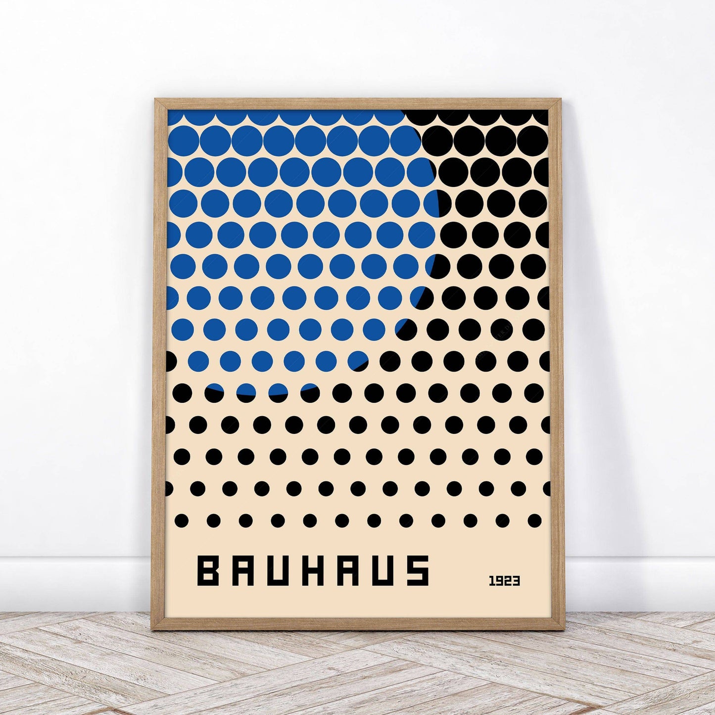 Bauhaus Poster, Mid-Century Modern Wall Decor