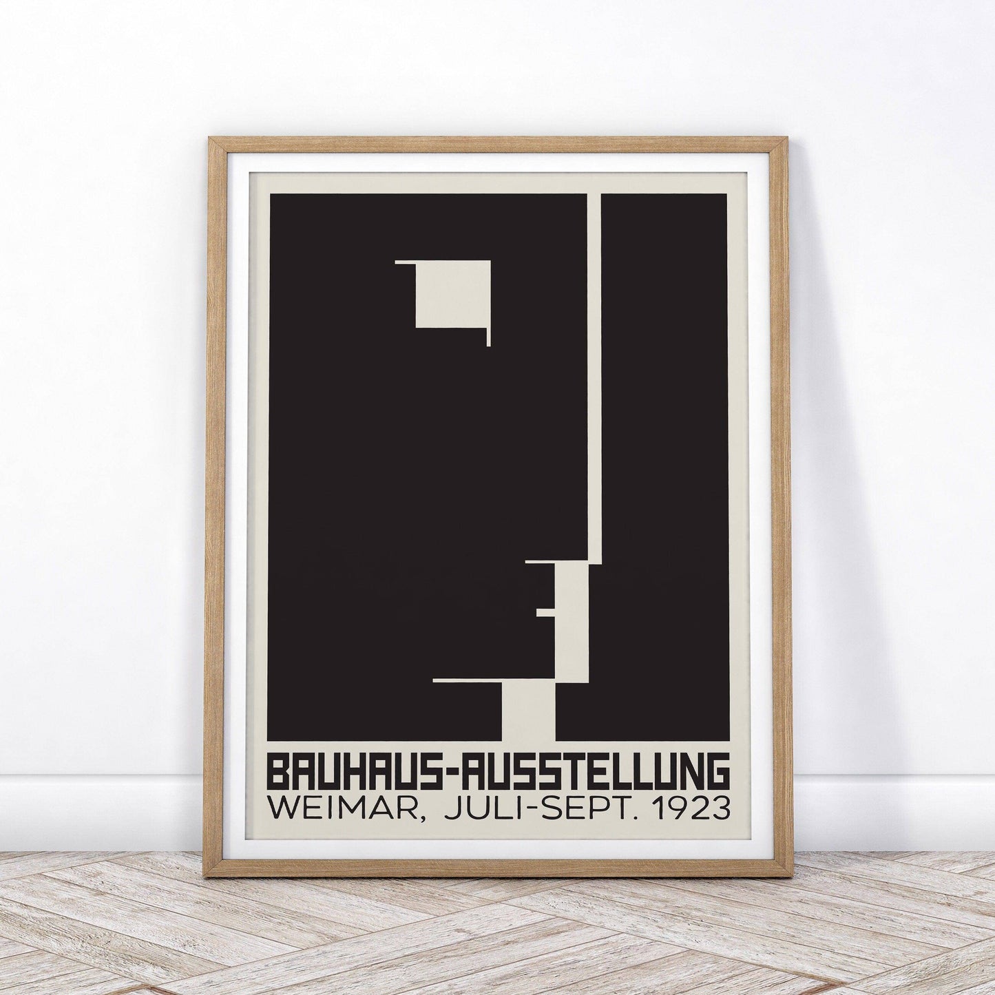 Bauhaus Poster, Mid-Century Modern Wall Decor