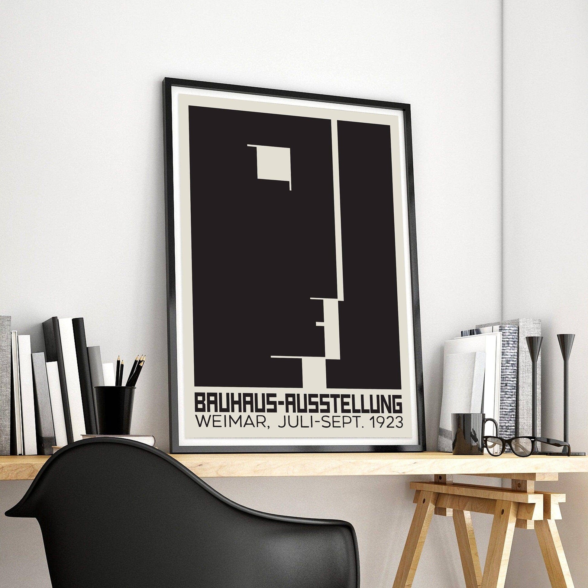 Bauhaus Poster, Mid-Century Modern Wall Decor