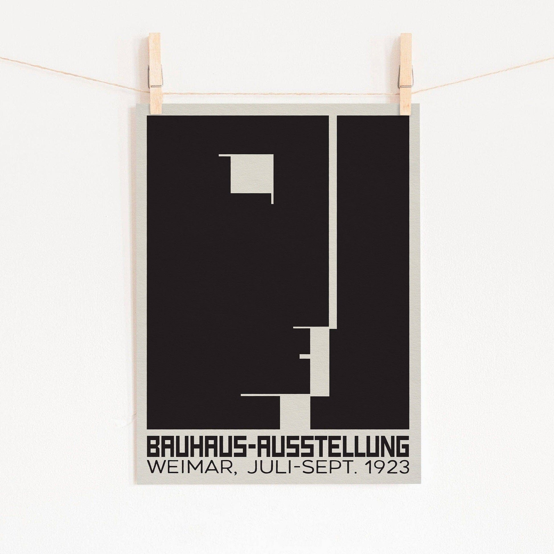 Bauhaus Poster, Mid-Century Modern Wall Decor