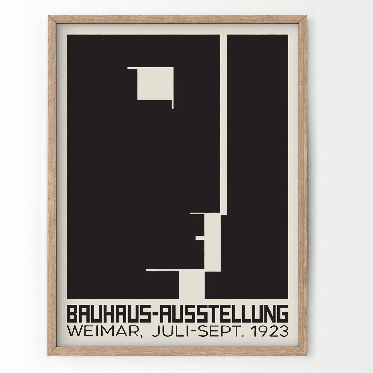 Bauhaus Poster, Mid-Century Modern Wall Decor