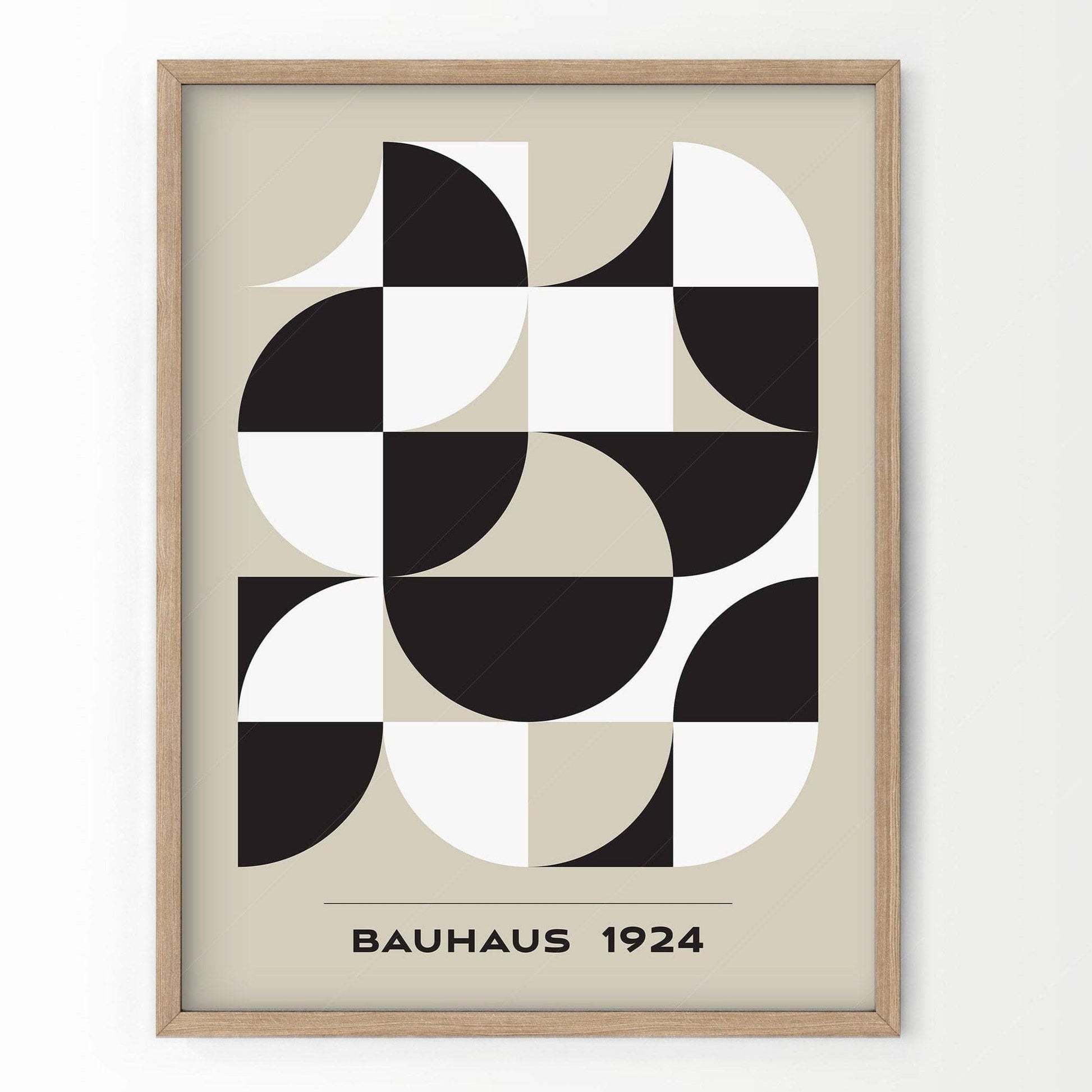 Bauhaus Poster, Mid-Century Modern Wall Decor