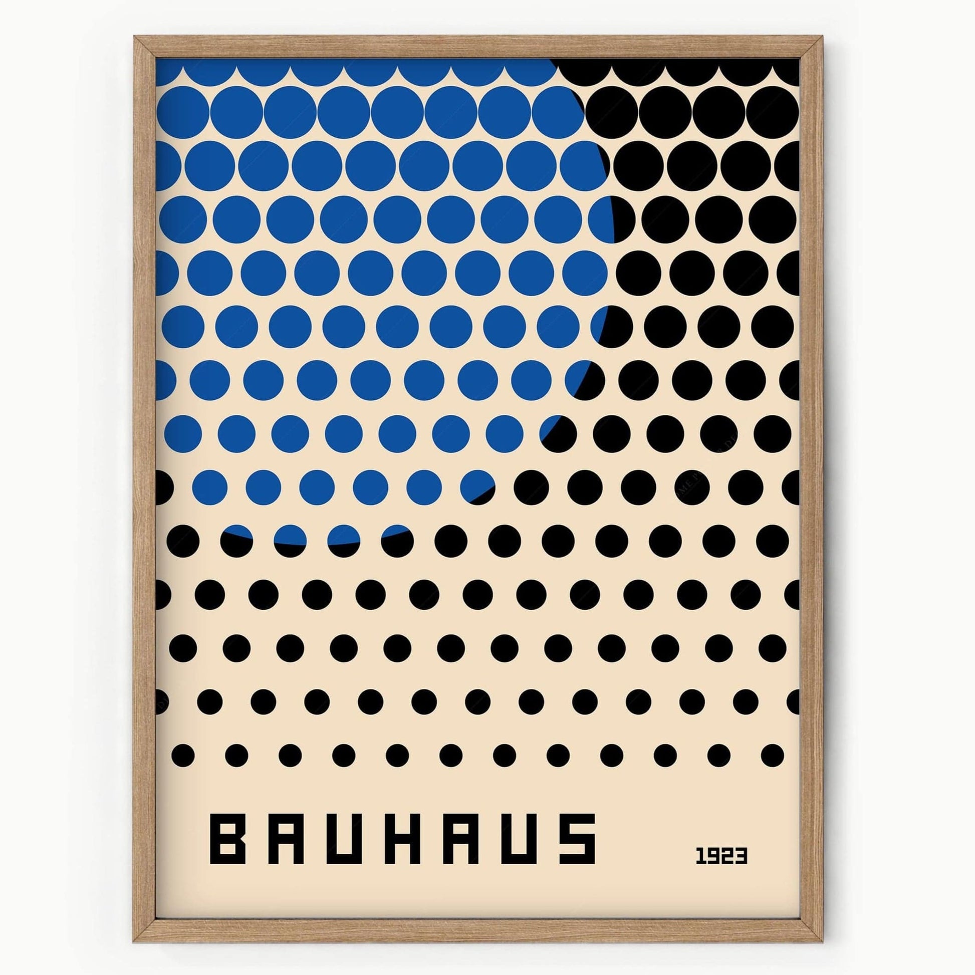 Bauhaus Poster, Mid-Century Modern Wall Decor