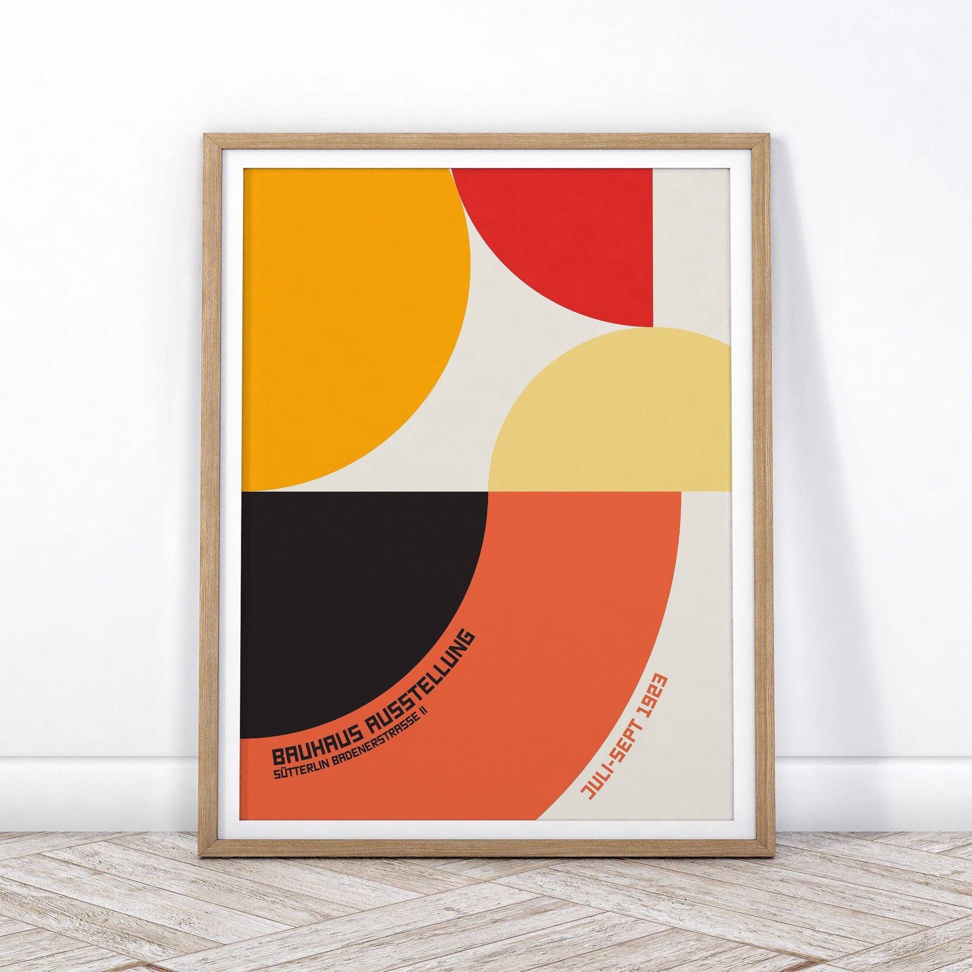 Bauhaus Poster, Mid-Century Wall Decor