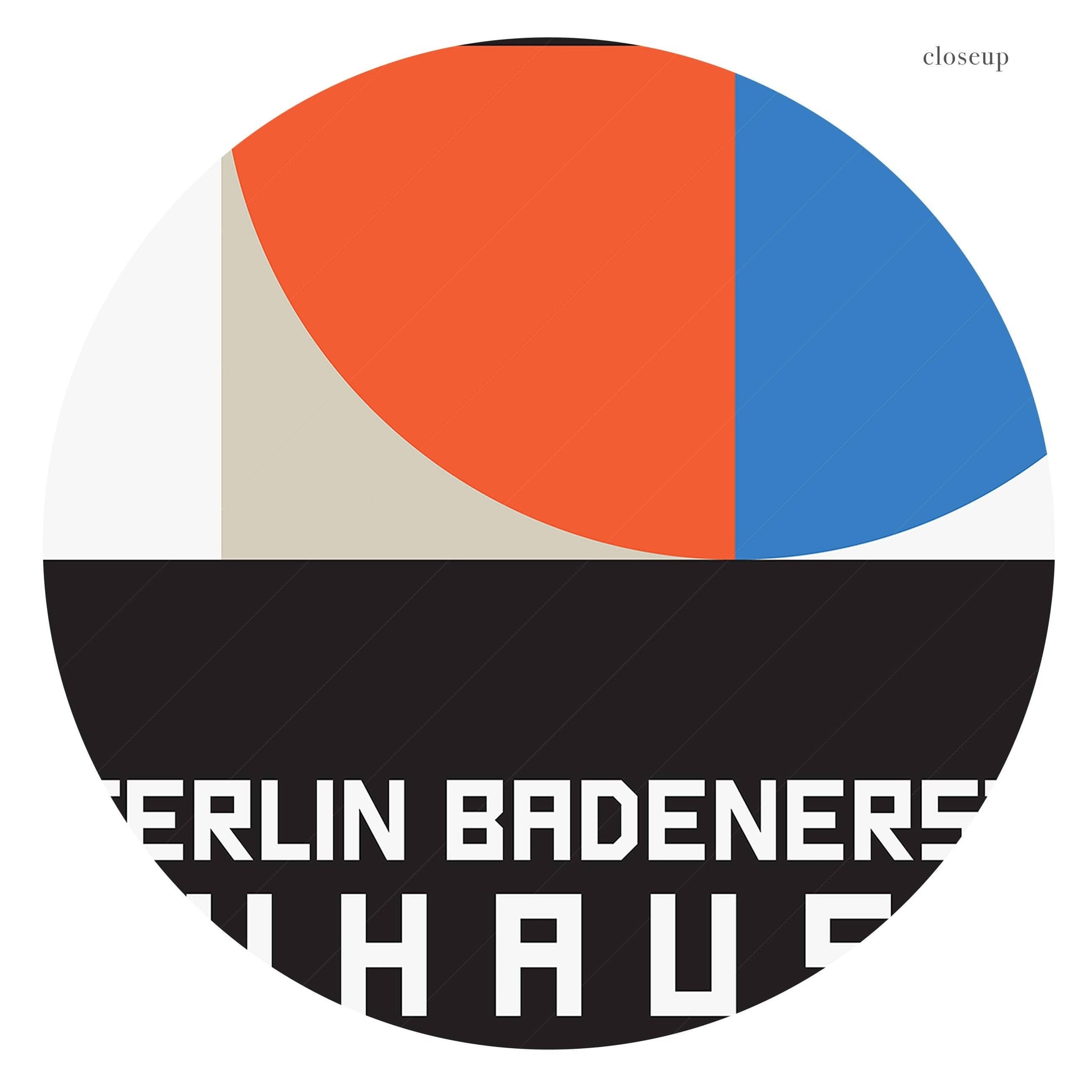 Bauhaus Poster, Mid-Century Wall Decor