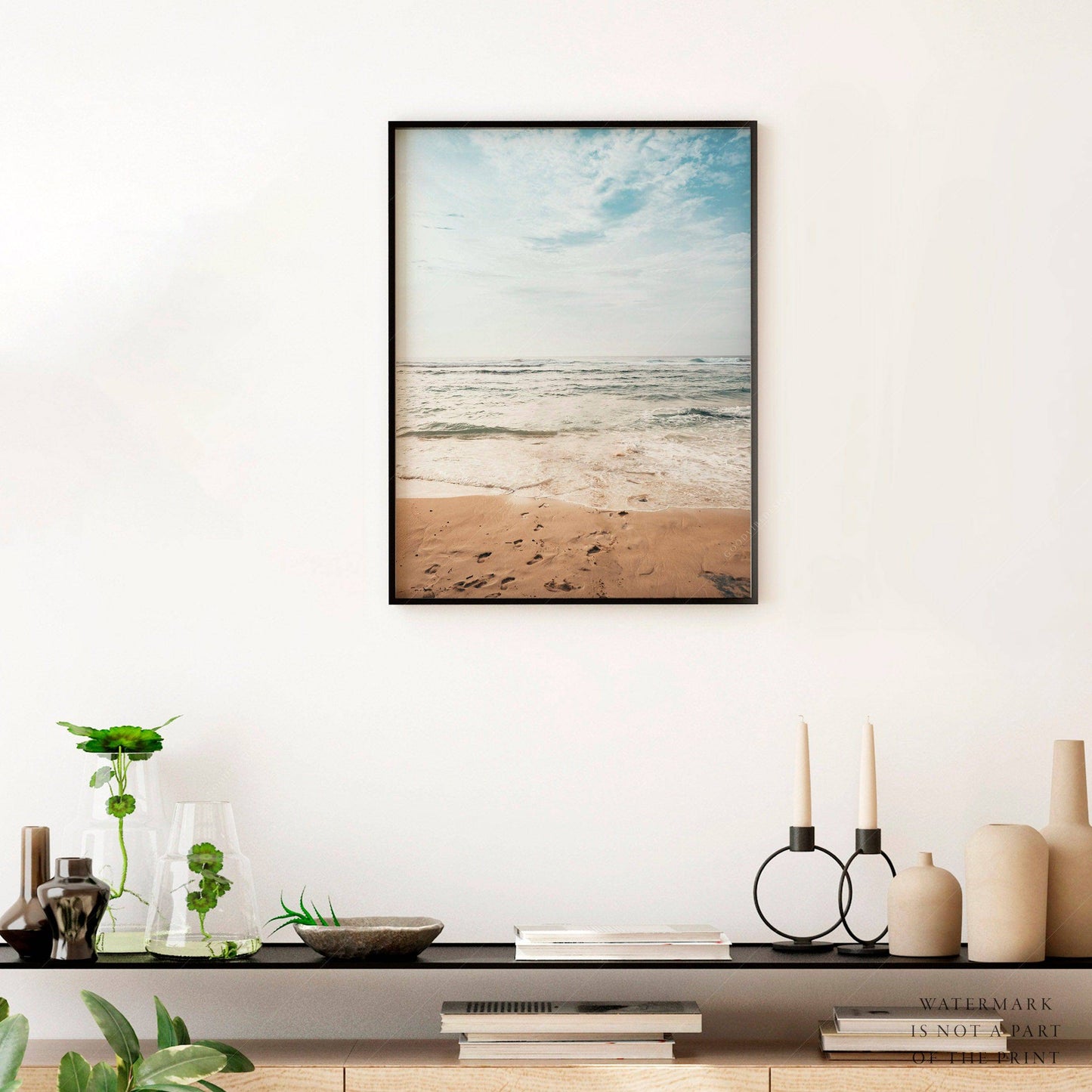 Beach Wall Art, Ocean View Poster, Coastal Print