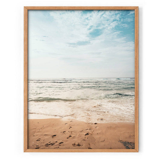 Beach Wall Art, Ocean View Poster, Coastal Print